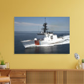 US Kustwacht Cutter Waesche 3 Canvas Afdruk (Insitu (Woonkamer))
