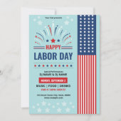 US Labor Day Event Flyer Sjabloon Kaart (Voorkant)