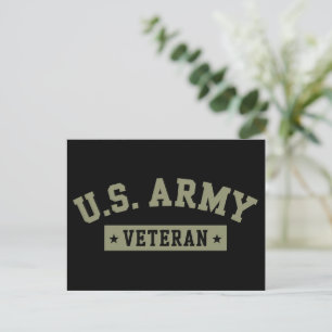 US-legerveteraan Veteranen Amerika Amerikaanse vla Briefkaart