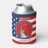 US Liberty Freedom Independence Koelbox Blikjeskoeler (Blikje Voorkant)