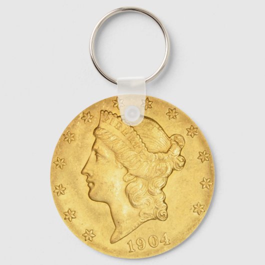 US Liberty Head Gold Coin $20.1904 Sleutelhanger (Voorkant)