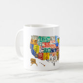 US License Bord Map Mok (Voorkant links)