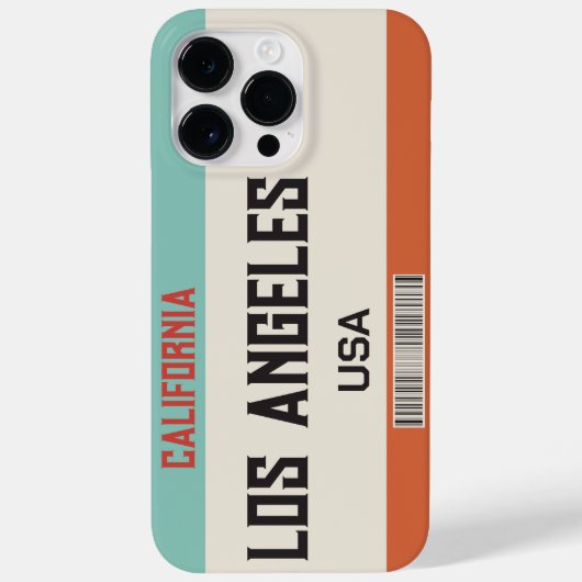 US LOS ANGELES CALIFORNIA LISENCE BORD Case-Mate iPhone CASE (Achterkant)