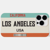 US LOS ANGELES CALIFORNIA LISENCE BORD Case-Mate iPhone CASE (Achterkant (horizontaal))