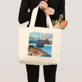 US Los Angeles - Malibu - Lagoon - Pier - strand Grote Tote Bag (Voorkant (product))