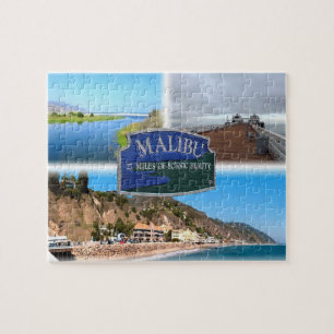 US Los Angeles - Malibu - Lagoon - Pier - strand Legpuzzel