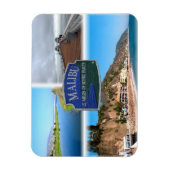 US Los Angeles - Malibu - Lagoon - Pier - strand Magneet (Verticaal)