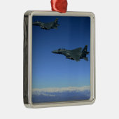 US luchtmacht F-15E Strike Eagles 2 Metalen Ornament (Rechts)