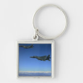 US luchtmacht F-15E Strike Eagles 2 Sleutelhanger (Voorkant)