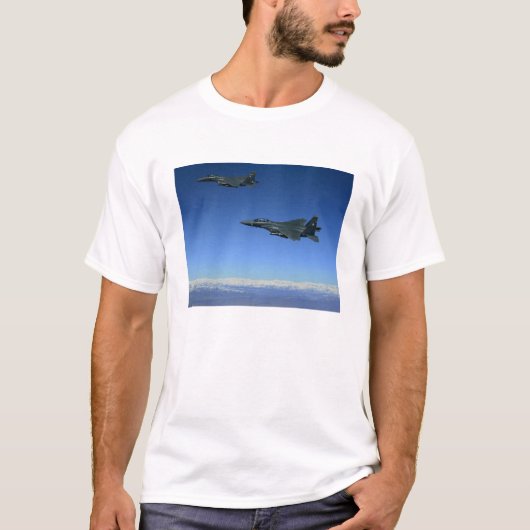 US luchtmacht F-15E Strike Eagles 2 T-shirt (Voorkant)