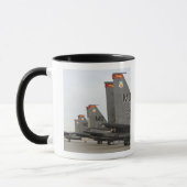 US luchtmacht F-15E Strike Eagles Mok (Links)