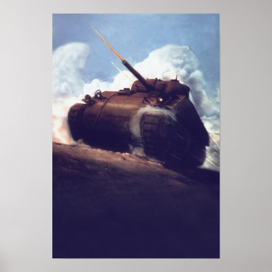 US M4 Abrams-Poster Poster (Voorkant)