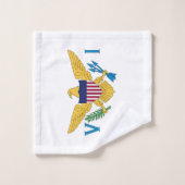 US Maagdeneilanden Bad Handdoek (Wasdoekje)