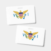 US Maagdeneilanden Badge (Voor- en achterkant)