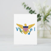 US Maagdeneilanden Briefkaart (Staand voorkant)