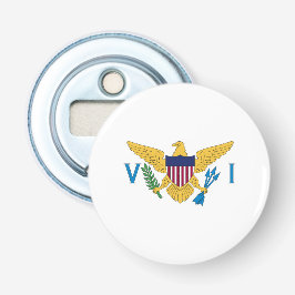 US Maagdeneilanden Button Flesopener