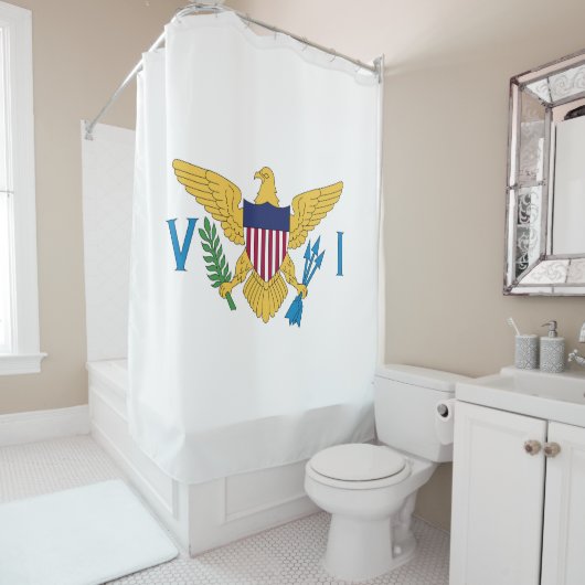 US Maagdeneilanden Douchegordijn (In situ)