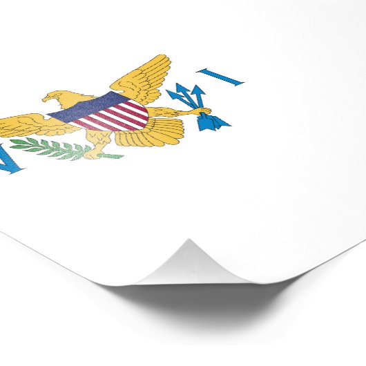 US Maagdeneilanden Foto Afdruk (Hoek)