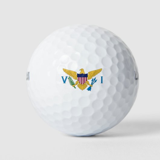 US Maagdeneilanden Golfballen (Voorkant)