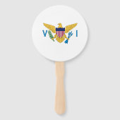 US Maagdeneilanden Handwaaier (Achterkant)