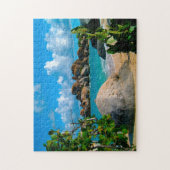 US Maagdeneilanden kustgebied. Legpuzzel (Verticaal)