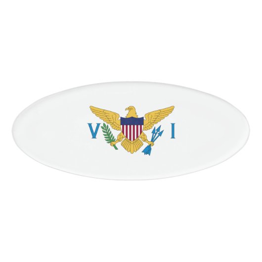 US Maagdeneilanden Naambadge (Voorkant)