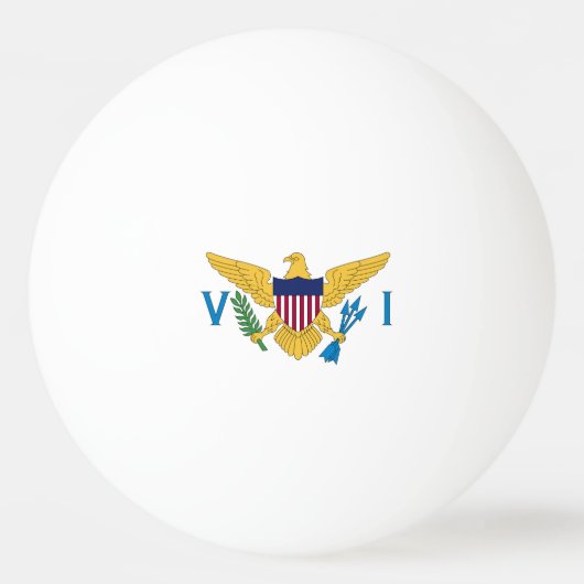 US Maagdeneilanden Pingpongbal (Voorkant)