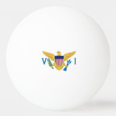US Maagdeneilanden Pingpongbal (Achterkant)