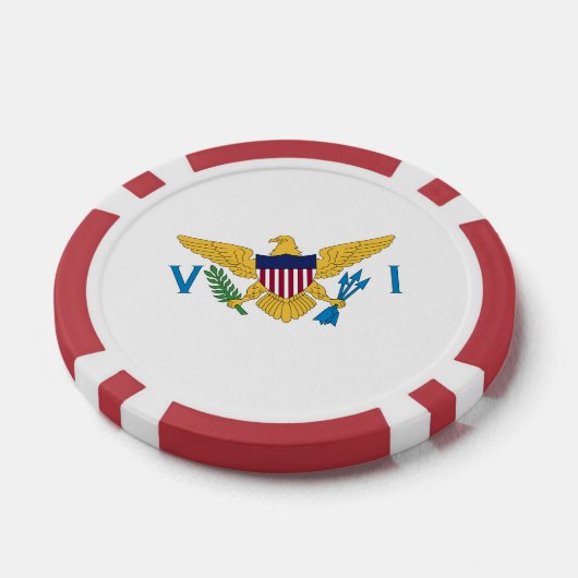 US Maagdeneilanden Poker Chips (Enkel)
