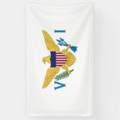 US Maagdeneilanden Spandoek (Verticaal)