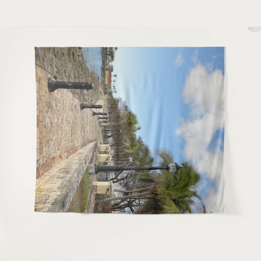 US Maagdeneilanden St. Croix Tropische Waterfront  Wandkleed (Voorkant (horizontaal))