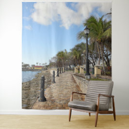 US Maagdeneilanden St. Croix Tropische Waterfront Wandkleed
