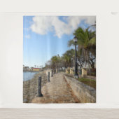 US Maagdeneilanden St. Croix Tropische Waterfront  Wandkleed (Voorkant)