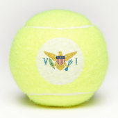 US Maagdeneilanden Tennisballen (Voorkant)