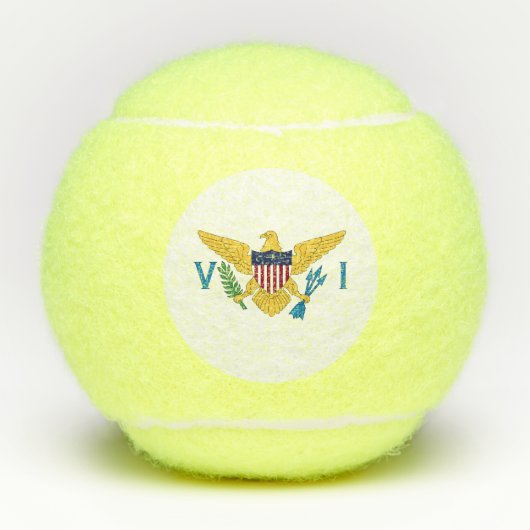 US Maagdeneilanden Tennisballen (Voorkant)