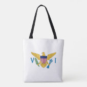 US Maagdeneilanden Tote Bag (Achterkant)