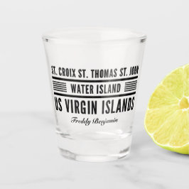 US Maagdeneilanden USVI Caraïben personaliseren Shot Glas
