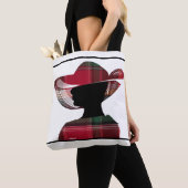 US Maagdeneilanden USVI Madras Patroon Personalise Tote Bag (Dichtbij)