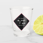 US Maagdeneilanden USVI St. Croix Personaliseren Shot Glas (Voorkant)