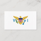 US Maagdeneilanden Visitekaartje (Voorkant)