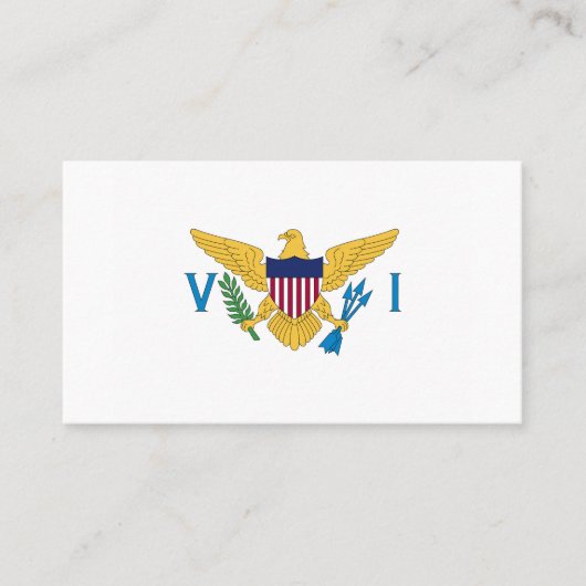 US Maagdeneilanden Visitekaartje (Voorkant)