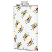 US Maagdeneilanden - Vlag Patroon USVI Heupfles (Links)