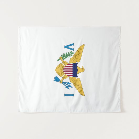 US Maagdeneilanden Wandkleed (Voorkant (horizontaal))