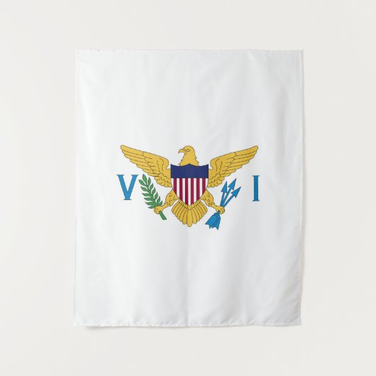 US Maagdeneilanden Wandkleed (Voorkant)