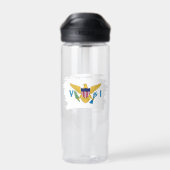 US Maagdeneilanden Waterfles (Achterkant)