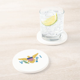 US Maagdeneilanden Zandsteen Onderzetter