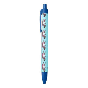 US Made Beauful Hand Drawn Wolf Art Pen