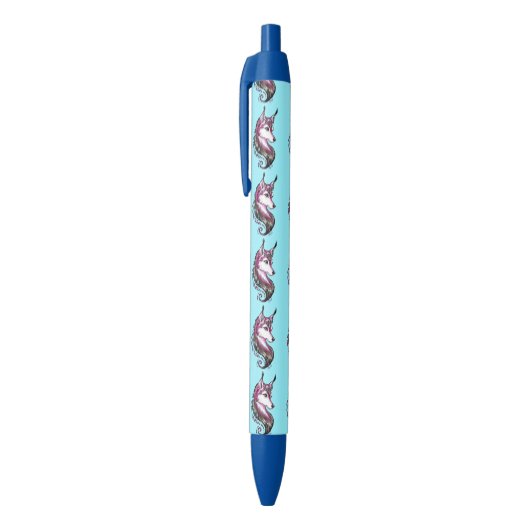 US Made Beauful Hand Drawn Wolf Art Pen (Top (Verticaal))