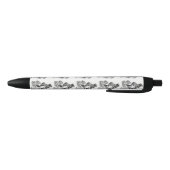 US Made Black & White Hand Painted Coffee Art Pen (Bodem)