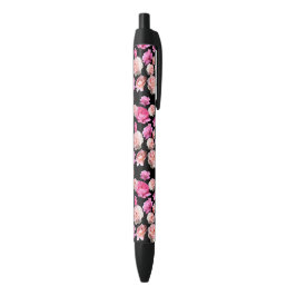 US Made Elegant Romantic Roses Floral Pen